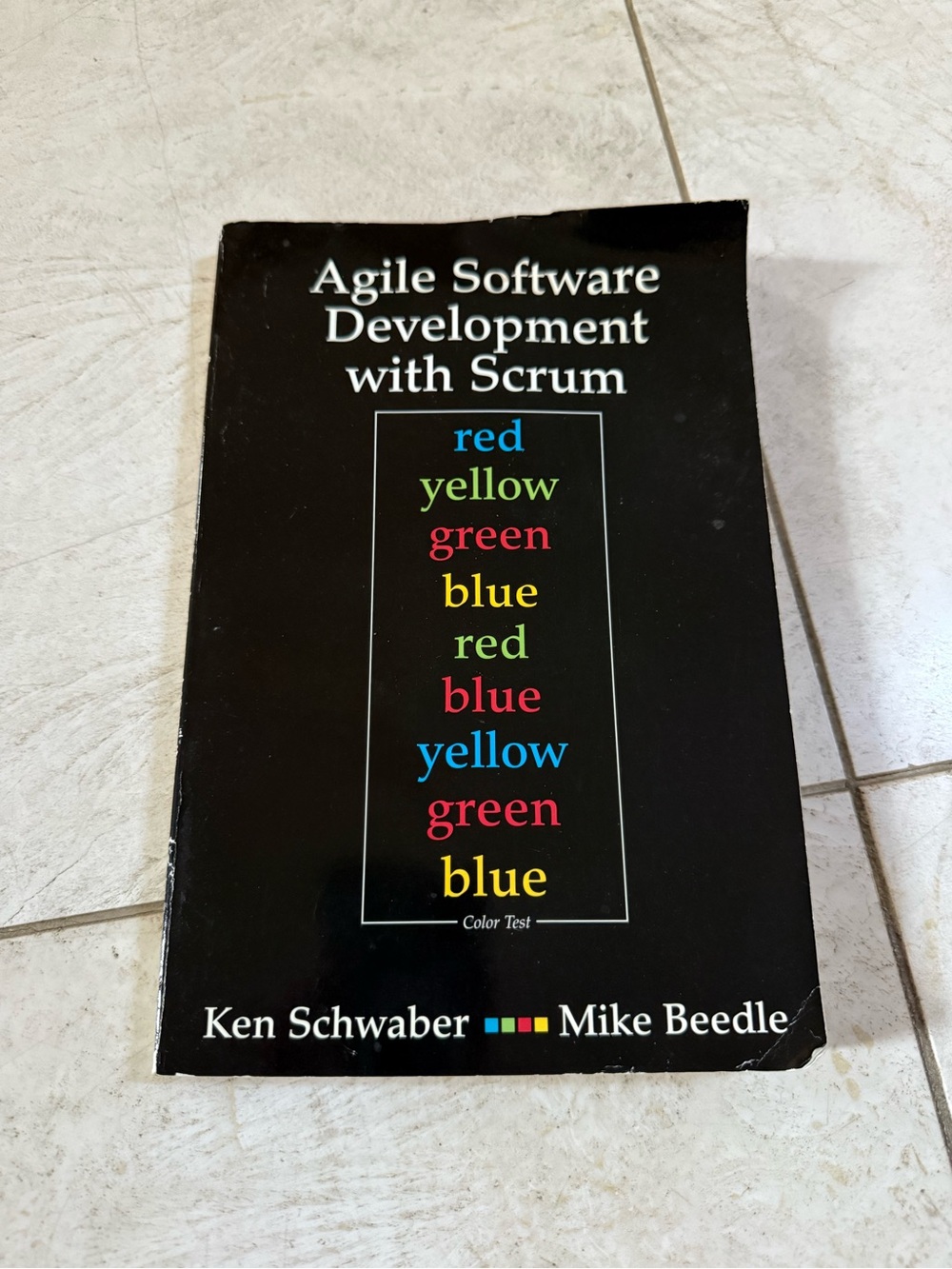 Agile Software Development with Scrum — Black Cover